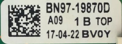 MAIN PARA SMART TV SAMSUNG 4K RESOLUCION (3840 x 2160) UHD / NUMERO DE PARTE BN94-17640J / BN41-02844F / BN9417640J / 17640J / BN97-19870D / PANEL CY-SA065HGXV1H / DISPLAY BN96-53882A / BN9653882A / MODELO UN65AU8000BXZA  - Imagen 4